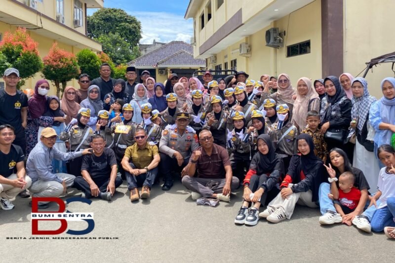 Polsek Muncang dan PGRI Gelar Pembinaan Siswa SD di Polres Lebak