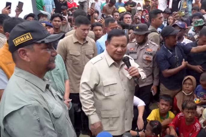 Tinjau Posko Aceh Tamiang, Presiden Prabowo Ajak Warga Jaga Alam dan Tetap Waspada Pasca Bencana