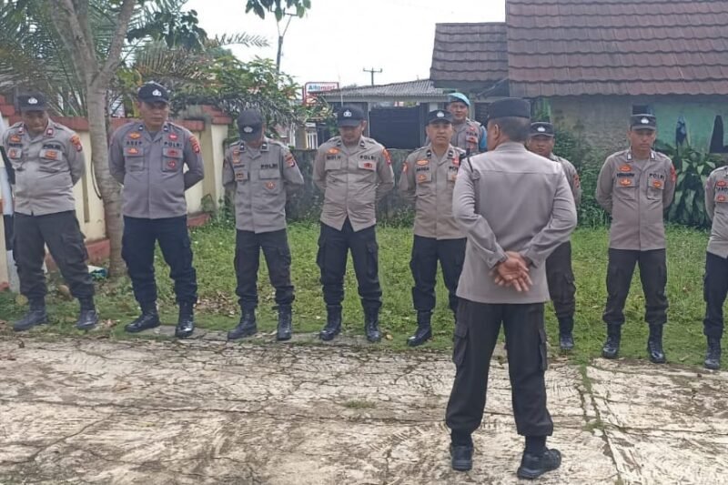 Polsek Cijaku Tingkatkan Kesiapsiagaan Lewat Apel Ops Imbangan Nataru