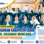 Tim Qasidah Al Hasanah Kecamatan Muncang mematangkan persiapan untuk mengikuti Festival Qasidah 1 Muharram tingkat Kabupaten Lebak yang diselenggarakan oleh Baznas Kabupaten Lebak. (Istimewa)