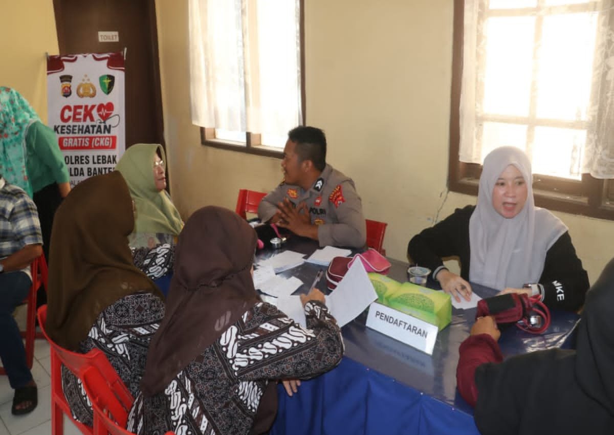 Polres Lebak Sediakan Layanan Kesehatan Gratis Jelang HUT Bhayangkara ke-80