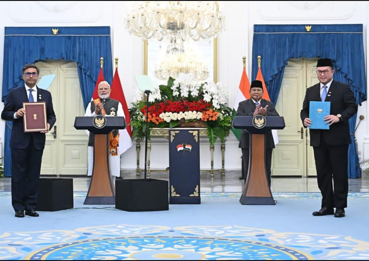 Prabowo dan Modi Sepakati 16 Kerja Sama Strategis Indonesia–India